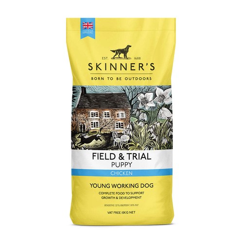 Skinner field trial puppy - field,