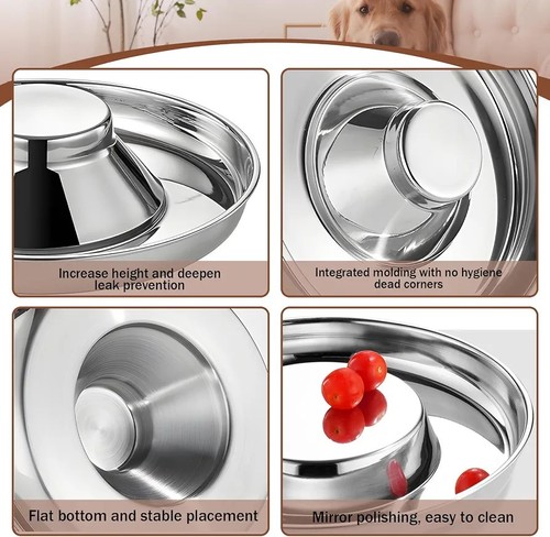 Silver stainless bowls dish - 2,