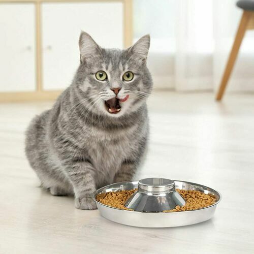 Feeder bowl stainless dish - feeder,